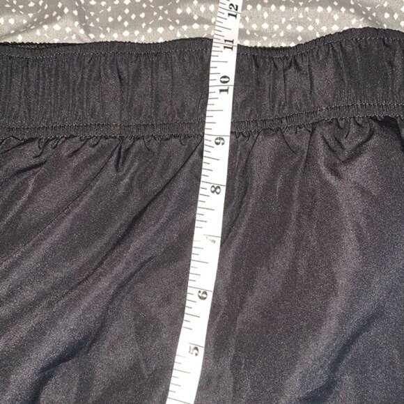 Athletic Works Womens Black Running Shorts M (8-10) Polyester/Recycle Blend - Picture 8 of 9